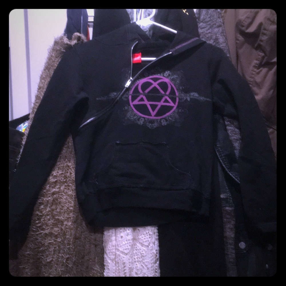 HIM heartagram hoodie